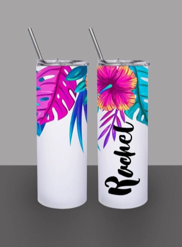 Vaso skinny blanco 600ml