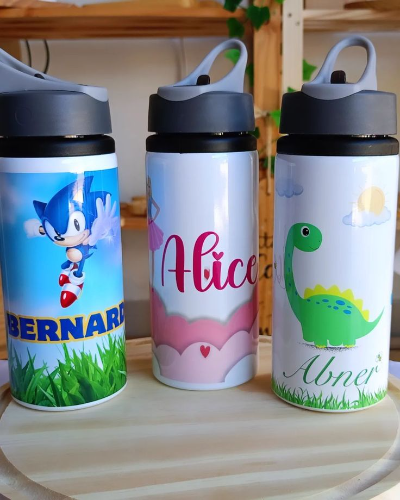 Botella infantil tapa colores 650ml